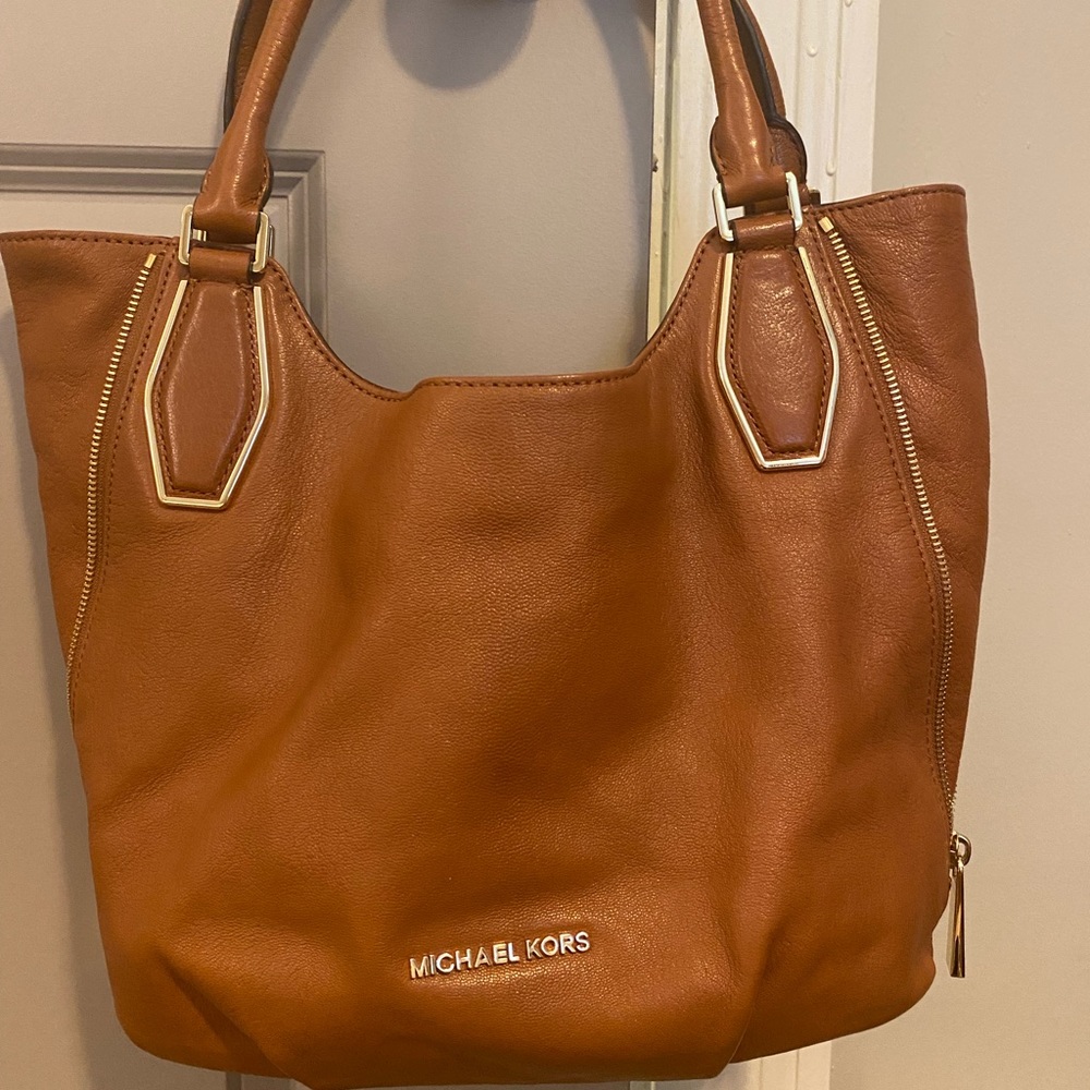 Michael Kors Brown Leather Tote
